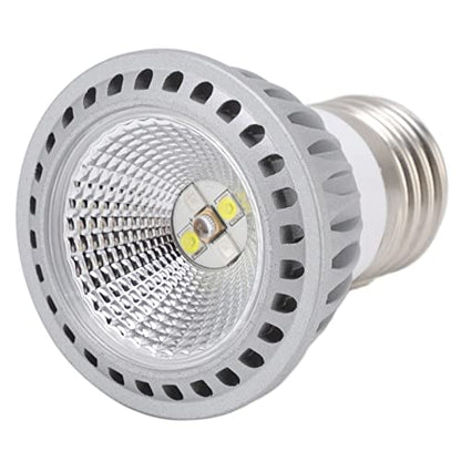 Sun Basking Lamp Bulb, Turtle Basking Light Bulb UVA UVB Concave and Convex Mirror Full Spectrum LED Reptile Heat Lamp Bulb Replacement (Silver 5.0) - color: Silver 5.0