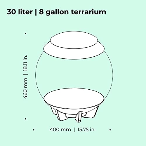 biOrb AIR 30, Fully Automated Terrarium for Arid, Temperate, or Tropical Plants, White - color: White