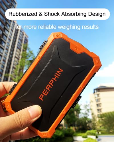 Pocket Scale, Dual Powered, Precision Gram Scale with Zipper Case | Digital Small Coin Scale, Large Backlight Display, 200g x 0.01g, 6 Weighing Units,Cal Weight, USB Cable Included - color: Orange
