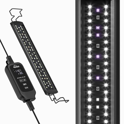 12W UVA UVB Reptile Light, Dimmable Controller UVB Light Bar | 16 Inch UVB LED Light Bulb for Reptile, Full Spectrum Reptile Lamp for Bearded Dragons, Snakes, Turtles, Gecko - size: 16 INCH