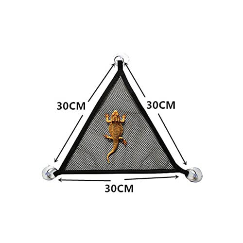 2Pcs Bearded Dragon Lizard Hammock - Breathable Mesh Geckos Hammock Reptile Hammock, Suitable for Lizard, Axolotls, Anoles, Geckos, Snakes, Chameleon - size: Small