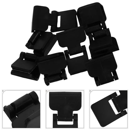 Luxshiny 8pcs Terrarium Lock Set and Aquarium Lid Fasteners, Anti-Escape Buckles for Turtle Terrariums and Reptile Enclosures, Sturdy Clips for Amphibian and Tropical Pet Tanks