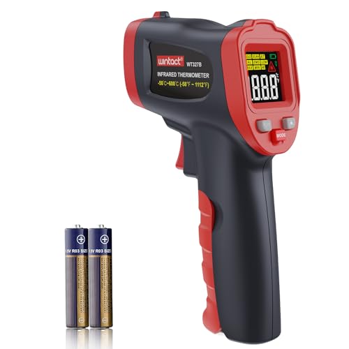 Infrared Temperature Thermometer Gun, Digital Non-Contact Laser Temp Gun Measuring Surface & Ambient Temperature for Kitchen Cooking Food Pizza Oven Grill Meat -58℉ to 1112℉