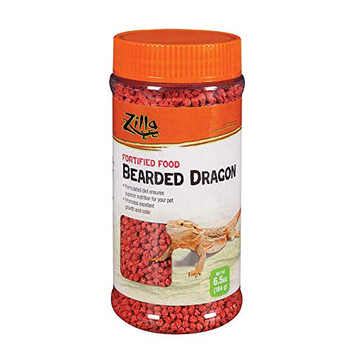 Zilla Bearded Dragon Extruded Food Pellets 6.5 Ounces (Pack of 2) - size: 6.5 Ounce (Pack of 2)