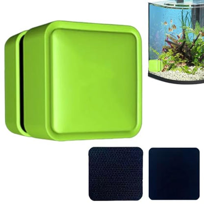 Magnetic Aquarium Glass Cleaner Powerful Brush Scrubber Remover | Fish Tank Brush for Saltwater Betta Algae Turtle Reptile Terrarium Wall Kitchen Living Room Water