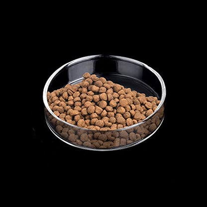 WEAVERBIRD 60mm Aquarium Shrimp Feeder Dish Glass Fish Tank Feeding Bowls Round Clear Dishes Tray - size: 60MM
