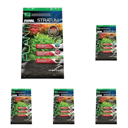 Fluval 12693 Plant and Shrimp Stratum for Freshwater Fish Tanks,4.4 Pound (Pack of 5) - color: Stratum, size: 4.4 Pound (Pack of 5)
