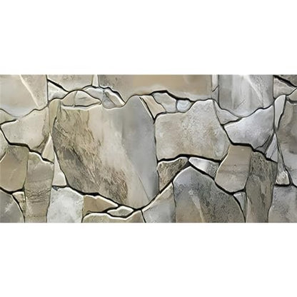 60x24 inches White Grey Rock Terrarium Backdrop Stone Fish Tank Background - size: 60x24in/150x60cm