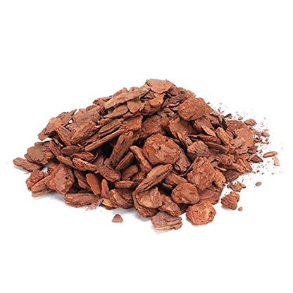 Tyenaza Reptile Bark Bedding, Bedding Pine Bark Granule Bedding Reusable Pine Chips Substrate, Reptile Breeding Bedding Habitat Decor for Geckos, Lizards, Turtles Snakes (Small Particles 250g) - size: Small particles 250g