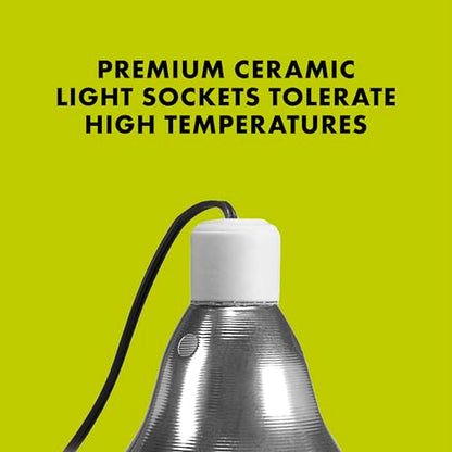Zilla Silver Reflector Domes 5.5 Inches - size: 5.5 Inch