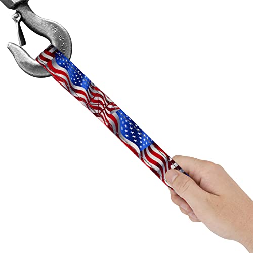 Country Brook Design - Flying Free Winch Hook Pull Strap with Reflective Polyester - color: Flying Free