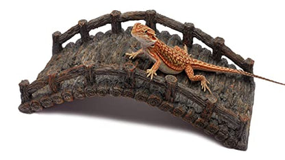 Reptile Bridge, Brown, Reptile Habitat Accessory