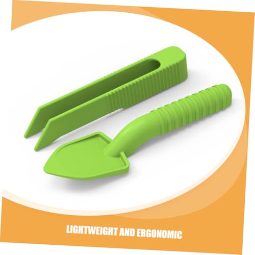 Abaodam 5Set Ergonomic Poop Scooper and Feeding Tweezers for Lizards Turtles and Small Animals Lightweight Safe and Easy to Use for Pet Owners