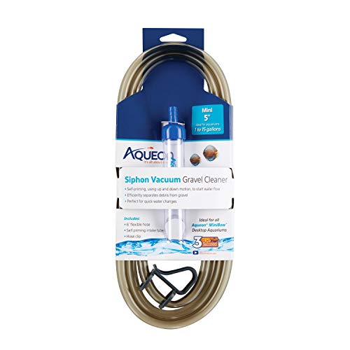 Aqueon Aquarium Siphon Vacuum Gravel Cleaner Mini - 5 Inches - size: Mini - 5 Inches