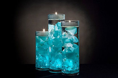 WGVI Quality Thick Clear Cylinder Glass Vases, 3" W x 8" H, Bud Vase Skinny Narrow Floral Bouquet Flower Container for Wedding Centerpieces Tabletop Home Accent Décor Brush Pen Holder, 1 Piece - size: 3"x8"H
