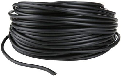 Wave Point 100 Feet 3/16-Inch Food Grade Flexible Silicone Air Tubing for Aquariums, Terrariums, Hydroponics (Black - 100 ft) - color: Black - 100 ft