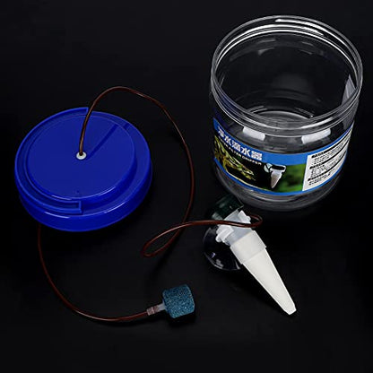 Reptile Water Dripper Humidifier DIY Plants Irrigation System Easy Control Drip Rate for GeckosLizardsChameleons in 23.6in Tube Length Plasic Material