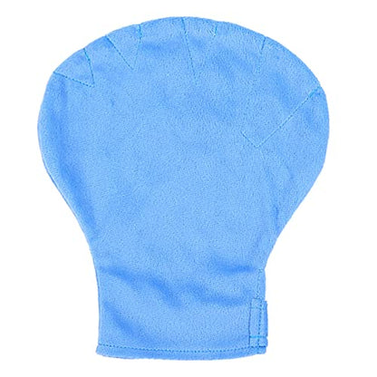 Portable Bird Anti-bite Gloves Small Pet Parrot Chewing Protective Handling Gloves for Training Conures - size: Blue