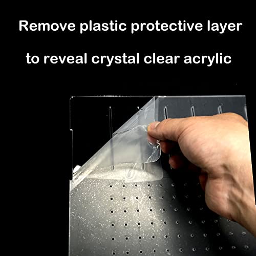 Acrylic Aquarium Divider Kit 5.5/10 / 20L / 20H / 29 / 40B / 55/75 / 125gal Fish Tank with Suction Cups (5.5gal) - size: 5.5gal