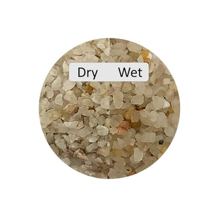 1 LB Fine Natural Silsand, Coarse Silica Sand for Plants, Aquariums, Fire Pits, Terrariums, Cactus and Succulent Plants & Garden Sand Grit - color: 1LB Silica Sand