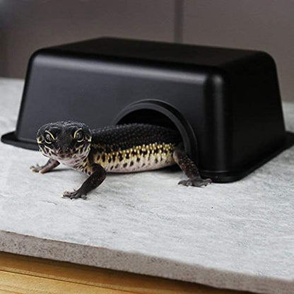 OMEM Reptile Hideout Box, Hideout Caves, Small Animal Hideaway (S) - color: S