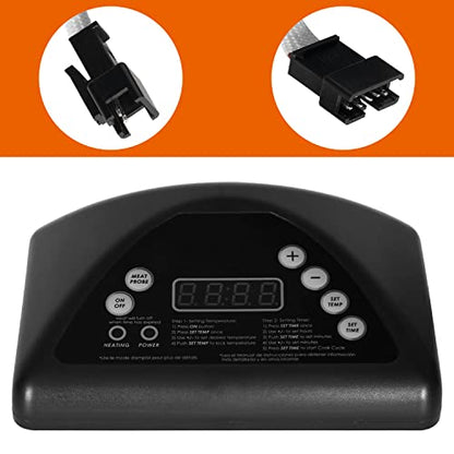 Digital Thermostat Controller Kit for Masterbuilt MB20070511 Smoker | Electric Smoker Top Digital Control Panel Masterbuilt MB20071914/20071814 Electric Smoker - size: 6 buttons