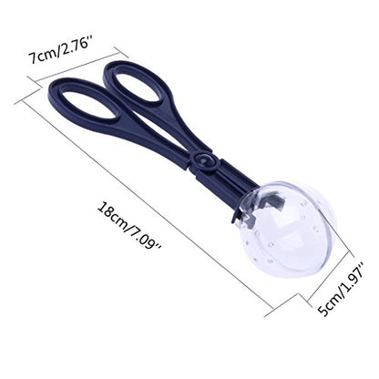 Reptile Feeding and Cleaning Tool, Amphibian Terrarium Spider Cricket Feeding Clamp Litter Clamp
