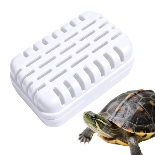 Turtle Tank Accessories - Press-Clean Terrarium Waste Collevction Gear | Press-Clean Aquarium Poop Remover For Tortoise Reptile Terrapin Home Office Apvartment Dormitory Living Room Vacation - color: White