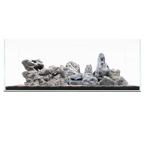 UNS Ultra Clear Rimless Tank - 26.7GAL | 101.2L - 29.52x17.71x11.81 | 75x45x30 CM, 8mm Glass Thickness, Leveling Mat Included - Low Iron, High Clarity Fish Tank w/ 45° Mitered Edge - [75S] - size: [75S] - 26.7 Gal - 29.52 x 17.71 x 11.81 in