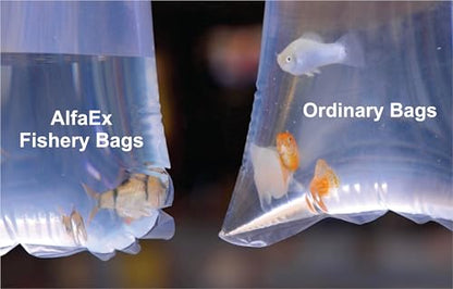 Fishery Bags 16 Inches Leak Proof Rounded Bottom Corners Clear Plastic Fish Bags for Marine and Tropical Fish Transport. (16" x 24" / 50 Pack / 2.5 Mil) - size: 16" x 24" / 50 Pack / 2.5 Mil