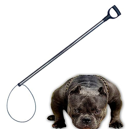 45'' Animal Catcher Pole Control Tool Heavy Duty Catch Pole for Bulldog Hog Goat and Wildlife,All Stainless Steel