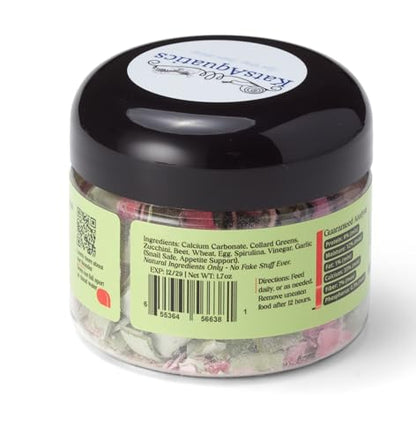 Calcium + Nutrition - For Breeding, Strong Shells, Healthy Molts, 100% Natural, Does Not Dissolve in Water, Fast Sinking For Aquatic Shrimp, Snails, Plecos and more! Biologist Made in USA