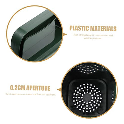 Fish Tank Sand Shovel Fish Tank Sand Scraper Water Pump Fish Tank Pump Glo Aquarium Shovel Pond Skimmer Net Tweezer Beach Air Pump for Fish Tank Fish Tank Sponge Lid Green Plastic