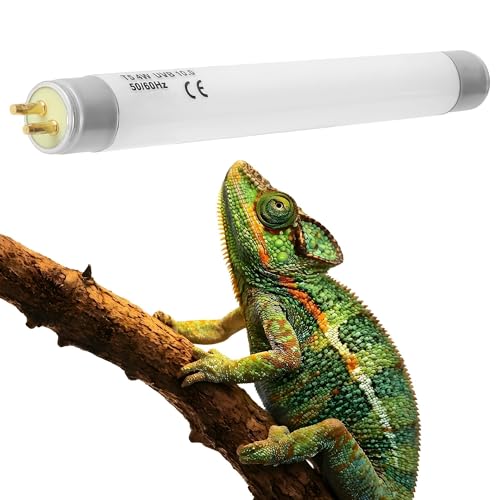 T5 HO UVB 10.0 Reptile Replacement Tube, 4W 6 in Linear Fluorescent Lamp, for Tropical Reptiles - color: 10.0 Desert, size: 4W-6 Inch