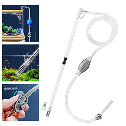 Aquarium Siphon Water Aquarium Siphon Water Changer Cleaner Siphon Fish Tanks Toilet Suction