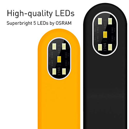 Fish Tank Light - Clip On Aquarium Light - Aquarium Light for Plants - LED Flexible Lamp for Freshwater Light - NanoSoft Black Fish Tank Lights 10 Gallon | Plants & Fish Aquarium Lighting, Full Spectrum Grow Lamp, Easy Install, Safe Durable Waterproof for