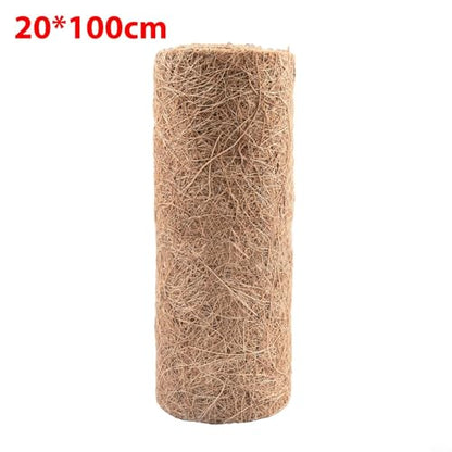 Natural Coconut Palm Mat Liner for Hanging Baskets Planters Terrariums Cuttable Coir Floor Mat Reptile Habitat Garden Decor 20x100cm(20 x 100cm) - size: 20 x 100cm