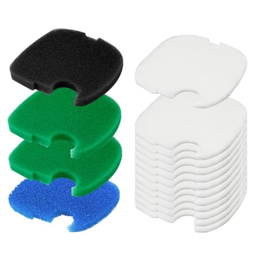 Replacement Canister Filter Pads Compatible with SUNSUN HW-304B/404B/704B/3000 CF500 and Also fit Polar Aurora 525gph Aquarium Filter Media Generic Floss - Aquarium Filter Media Sponge Foam