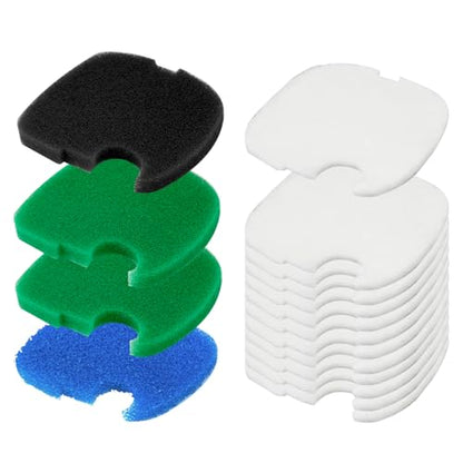 Replacement Canister Filter Pads Compatible with SUNSUN HW-304B/404B/704B/3000 CF500 and Also fit Polar Aurora 525gph Aquarium Filter Media Generic Floss - Aquarium Filter Media Sponge Foam