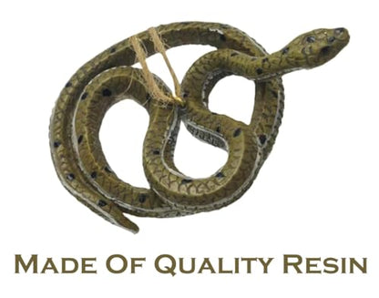 The Bridge Collection 3" Garter Snake Ornament - Garden Snake Christmas Ornament - Reptile Animal Holiday Decor