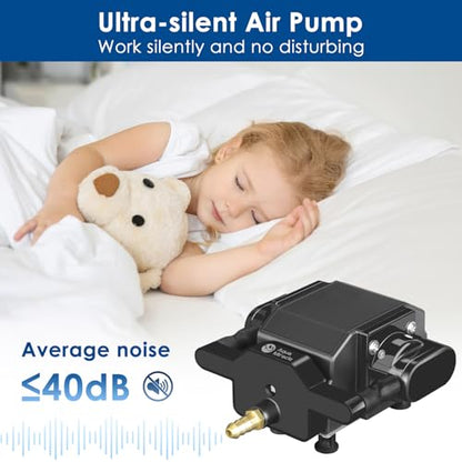 AquaMiracle Quiet Aquarium Air Pump 200/317/475GPH High Pressure Commercial Air Pump Pond Aerator Bubbler Hydroponics Air Pump Oxygen Pump - size: For Tanks up to 600 Gal