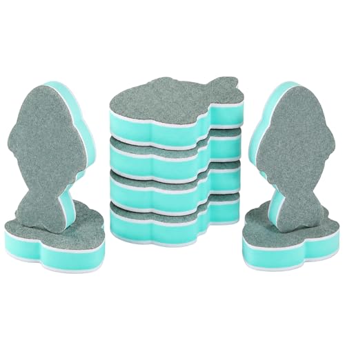9PCS Fish Tank Scrubber, Aquarium Glass Cleaner Reusable Pads, Effective Tool for Fish Tank Glass Cleaning, Fish Tank Cleaning Brush
