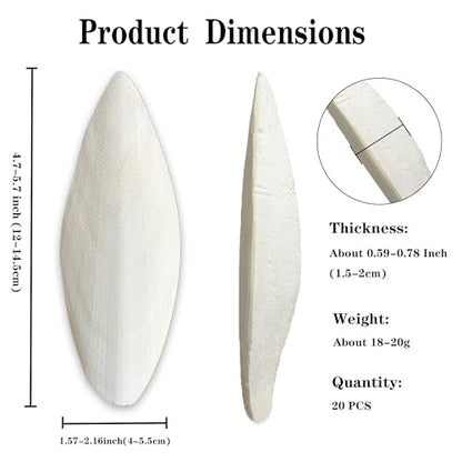 4.7-5.1'' Cuttlebone for Parakeets Cuttlebone for Birds - Natural Cuttlefish Bone Bulk Chew Toy Bird Bites Calcium Stone for Canaries Tortoises,Snails,Reptiles,Parrots,Cockatiel-20PCS - size: 20PCS