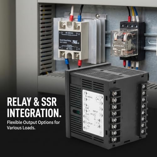PID Temperature Controller, Digital Display K Type, MC901 Digital Programmable Temperature Control K Type PT100 Sensor Input Relay SSR Output