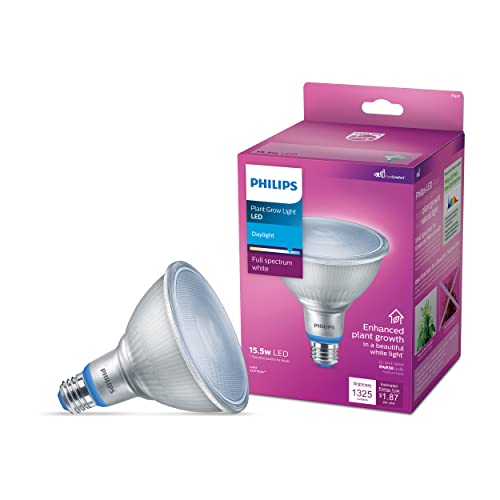 PHILIPS LED 120W PAR38 4-Pack Basic Daylight (5000K) 1325 Lumen (15.5W = 120W) Frosted Light Bulbs - size: 4 Pack