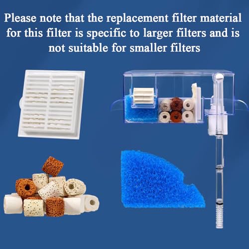 Circular Fish Tank Filter Media - size: Filter Material