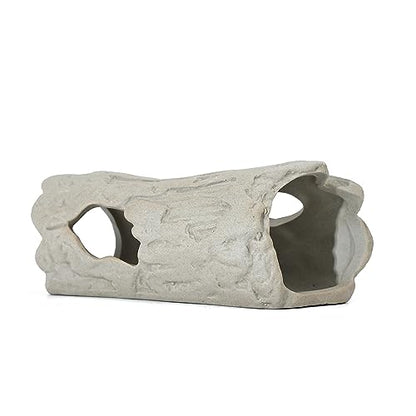 Aquarium Rock Smooth Cave Decor for Shrimp Cichlid Hiding | Breeding Betta Tunnel Decorations - style: Rock201