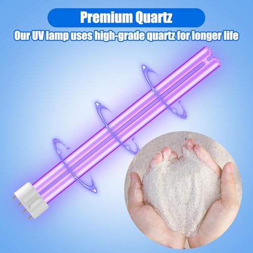 100W Dual-Tube UV Light Box UVC Lamp for Garage, 265nm Full-Coverage Air Refreshment | Wall-Mount or Freestanding Design | Remote & Timer,Industrial-Grade Bulbs (with-Ozone)