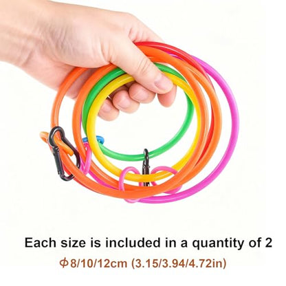6-Ring Snake Climbing & Basking Hanging Hammock with Lounger Bed - Reptile Habitat Enrichment Accessories for Snake Ball Python Tank, Lizard, Gecko Tank Decor - size: Large