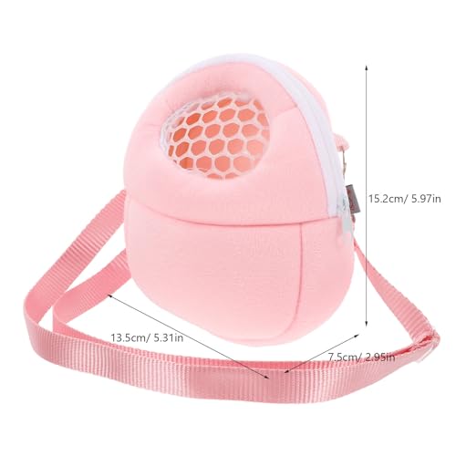 ULTECHNOVO 3pcs Hamster Carrier Travel Bags Lightweight Woolen Small Animal Carrying Case for Rabbits and Hamsters, Easy to Carry Shoulder Bags for Outdoor and Casual Outings